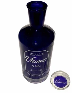 Ultimat Vodka leere Glas Dekanter Flasche 750ml - Bild 1 von 15