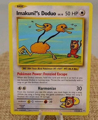 Pokémon TCG Imakuni's? Doduo Regular 112/108  Near Mint Condition - Image 1 of 4
