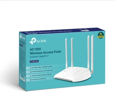 TP-Link TL-WA1201 WLAN Access Point AC1200 Dual-Band, 1x GbE LAN - Bild 1 von 3