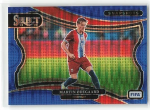 2024-25 Panini Select FIFA Martin Odegaard Blue Pulsar Prizm Snapshots #24 - Picture 1 of 2