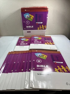 ALPHA OMEGA 1st Grade Lifepac Bible Complete Homeschool Set Grade 1 READ DESC - Imagen 1 de 3