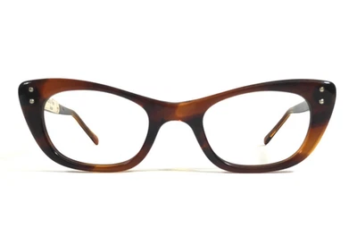 Vintage Petite American Optical Eyeglasses Frames F535735 Tippy Amber 42-19-135 - Image 1 of 4
