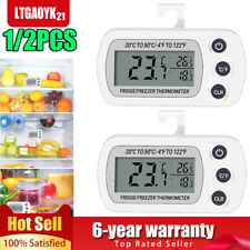 1/2X Fridge Freezer Digital Thermometer With Min/Max&CURRENT Temperature Display