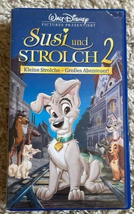 VHS Video Walt Disney Pict. SUSI UND STROLCH 2 Kleine Strolche Großes Abenteuer - Bild 1 von 14