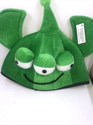 3 Eyed Green Alien Hat foam novelty 10" Halloween Costume Cosplay Toy Story - Image 1 of 4