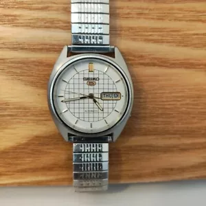 Seiko No. 5 Vintage Watch 6309-8840 DayDate Wristwatch 70's Men's Working - Picture 1 of 15