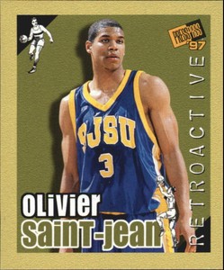 1997 Press Pass Double Threat Retroactive #RA11 Olivier Saint-Jean