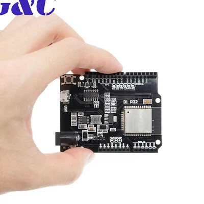 For Arduino ESP32 WiFi Bluetooth 4MB Flash UNO D1 R32 Board CH340 USB Module - Image 1 of 4