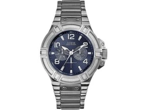 Guess W0218G2 45mm Steel Bracelet & Case Acrylic Men's Watch - Picture 1 of 8