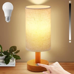 Cordless Table Lamp, 2200Mah Battery Operated Desk Lamp, Touch Bedside Lamps for - Picture 1 of 13