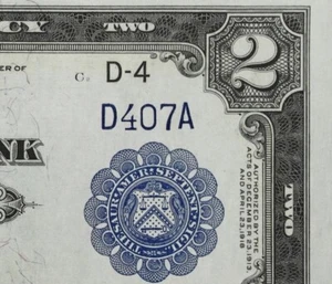1918 $2 Federal Reserve Bank Note, Battleship Fr. 757,  PMG 64 - Picture 1 of 4