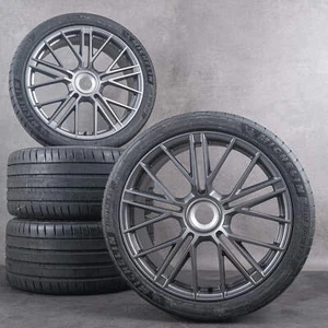 Original Porsche 21 Zoll Panamera 976 G3 Turbo S GTS 976044600Q Winterräder - Bild 1 von 3