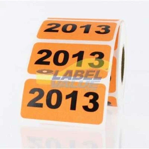 2013 Jahr Aufkleber 2" x 1" Rechteck - Bild 1 von 1