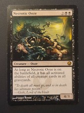 MTG Necrotic Ooze Scars of Mirrodin 72/249 Regular Rare English LP