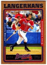 2005 (BRAVES) Topps Update Gold #36 Ryan Langerhans /2005