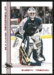 2000-01 BAP Memorabilia Ruby #140 Evgeni Nabokov /200 