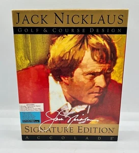 Jack Nicklaus Golf & Course Design: Signature Edition (PC, 1992) UNTESTED - Picture 1 of 10