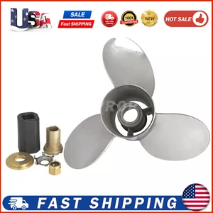 14.5 x19 Stainless Steel Boat Propeller for Mercury Engines 135-300HP 15Tooth RH - Foto 1 di 5
