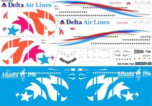 PAS-Decals 1/144 McDonnell Douglas MD-11 - Delta Air Lines Atlanta 1996 Olympics - Bild 1 von 1