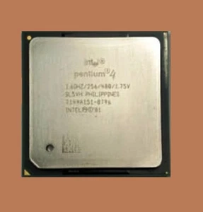 CPU socket 478 INTEL PENTIUM 4 1.6 GHZ/256kB/400 MHz SL5VH (core Willamette) - Foto 1 di 2