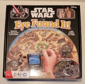 Disney / Star Wars - Eye Found It! Hidden Picture Board Game Hasbro Complete - Picture 1 of 6