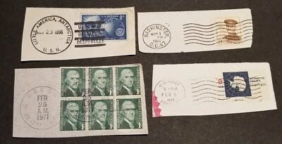 U.S. Postage Postmarked/Cancel SCOTT # 1066 #1214 #1278 #1431 - Lot of 4 - Image 1 of 4