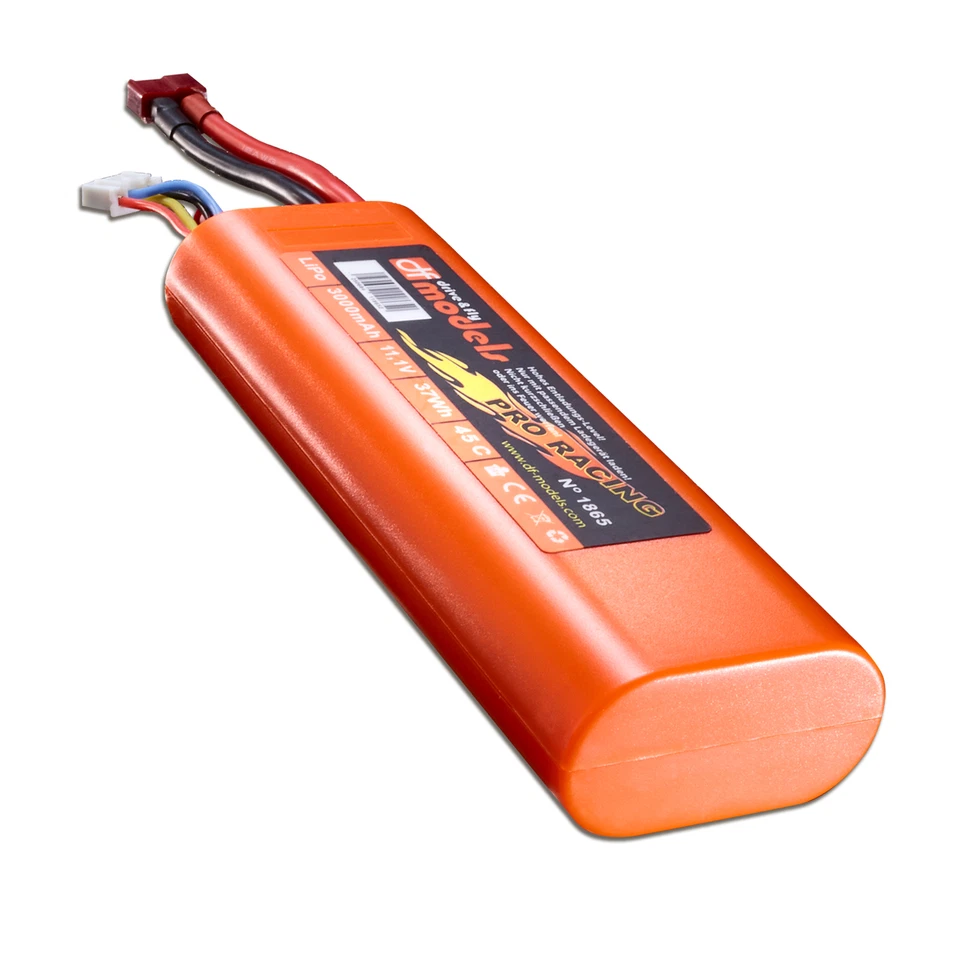 DF Models LiPo Akku 3000 mAh 45C 3S 11,1V für Modellbau und RC - Bild 1 von 1