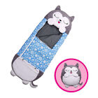 180cm*70cm Large HAPPY Sleeping Bag Nappers Kids Pillow Camping Stuffed Play Toy