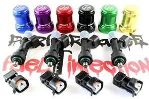 550cc BOSCH Fuel Injectors OBD1 Honda B-Series Civic Integra w/ FREE VTEC COVER! - Picture 1 of 3