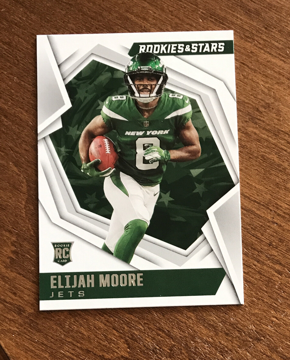 Elijah Moore 2021 Rookies Stars Rookie #116 Mississippi New York Jets RC
