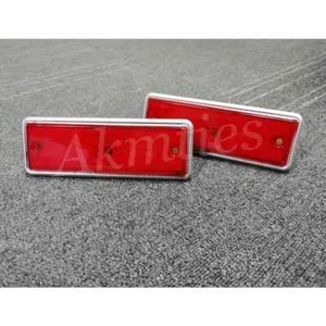 For 1982 1983-1987 El Camino Malibu Rear Side Marker Turn Light Lamp Lens Set - Picture 1 of 7