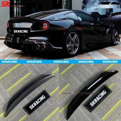 Alerón trasero forjado/fibra de carbono/negro para Ferrari F12 Berlinetta 2013-2017 Foto 1 de 4