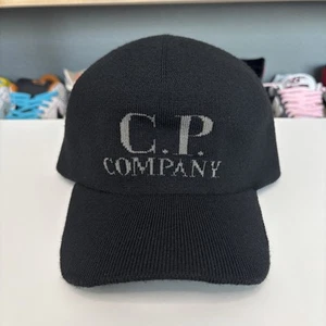 Sz L CP Company Unisex Knit Hat Black New Without Tags MSRP $250 - Picture 1 of 3