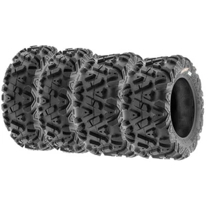SunF 24x8-12 & 24x10-11 Replacement ATV UTV SxS 6 Ply Tires A033 |Set of 4 - Picture 1 of 12
