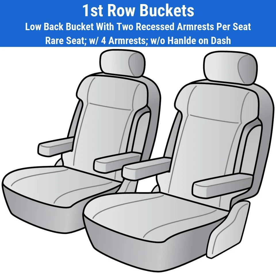 Fundas de asiento de neopreno genuinas para GMC K3500 1995-2000 Foto 1 de 4