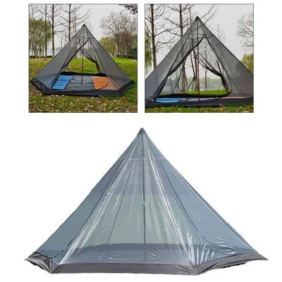 Portable Hexagonal Net Tent Waterproof with Quick Assembly for Camping - Image 1 of 4