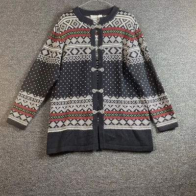 Suéter cárdigan navideño Hasting & Smith de colección para mujer talla M Foto 1 de 4