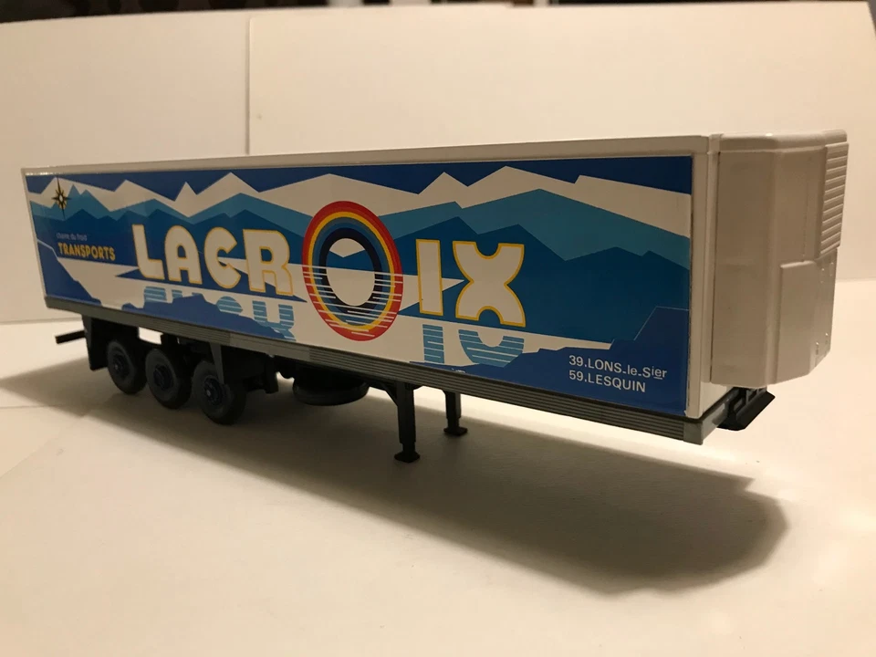 1:43 LBS ELIGOR remorque SEULE Transports LACROIX neuve boîte LBS non d' origine - Photo 1/4
