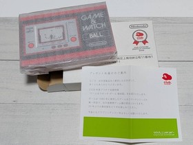 Club Nintendo Game & Watch Ball Reissue Platinum Reward Unopened