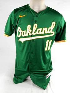 Camiseta deportiva verde Kelly 42 441 emitida por el juego Oakland Athletics Hoy Park #11 2024 - Imagen 1 de 7