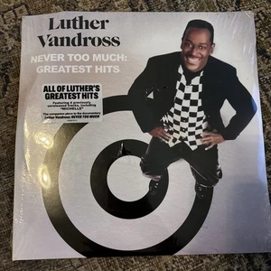 LUTHER VANDROSS NEVER TOO MUCH: GREATEST HITS NEW LP Damaged Cover - Picture 1 of 3