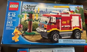 LEGO CITY 4 X 4 FIRE TRUCK 4208 FEATURES 243 PIECES MADE! All There!