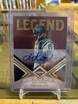 2010 Panini Limited Art Monk monikers Auto #14/25 - Image 1 of 2