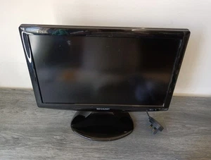 SHARP LC-19D1E-BK 19 Inch HD Ready LCD TV - HDMI Retro Gaming - Imagen 1 de 5
