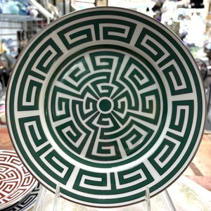 Ginori 1735 Labirinto Emerald Dessert Plate NEW 8.66 in - Picture 1 of 2