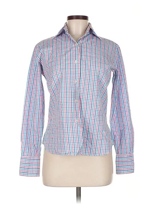 Domenico Vacca Women Blue Long Sleeve Button-Down Shirt 42 italian - Image 1 of 4