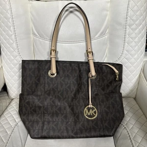 Bolso de Mano Michael Kors Signature Cuero Guijarro Excelente Estado Envío Rápido Gratis - Imagen 1 de 7