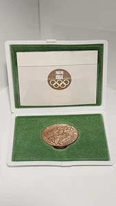 1964 Tokyo Olympics Commemorative Copper Medal w/ Case & COA – Yusaku Kamekura - Picture 1 of 8