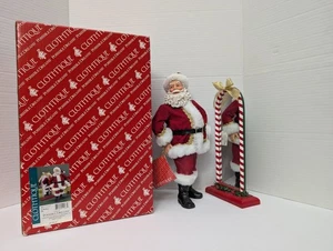 Juego de 2 figuras de Papá Noel Possible Dreams Clothtique A Perfect Fit 2006 con caja - Imagen 1 de 6