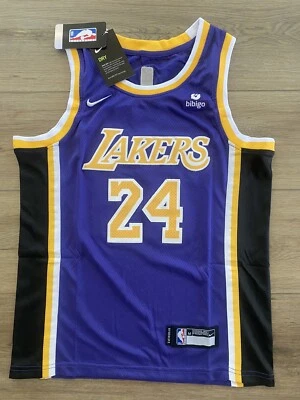 Jersey Kobe Bryant #24. Juvenil mediano púrpura LA Lakers Foto 1 de 4